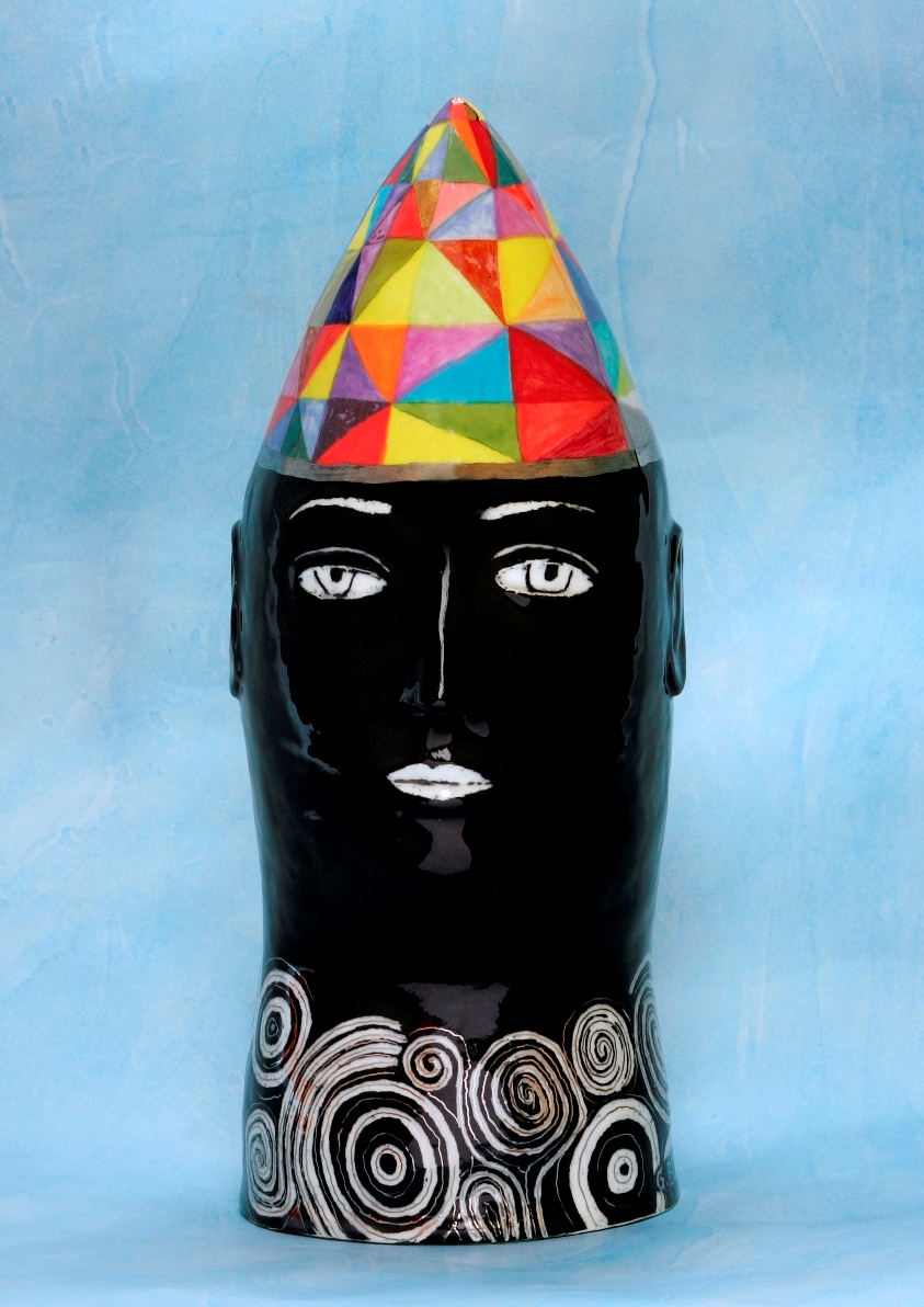 Head with colours