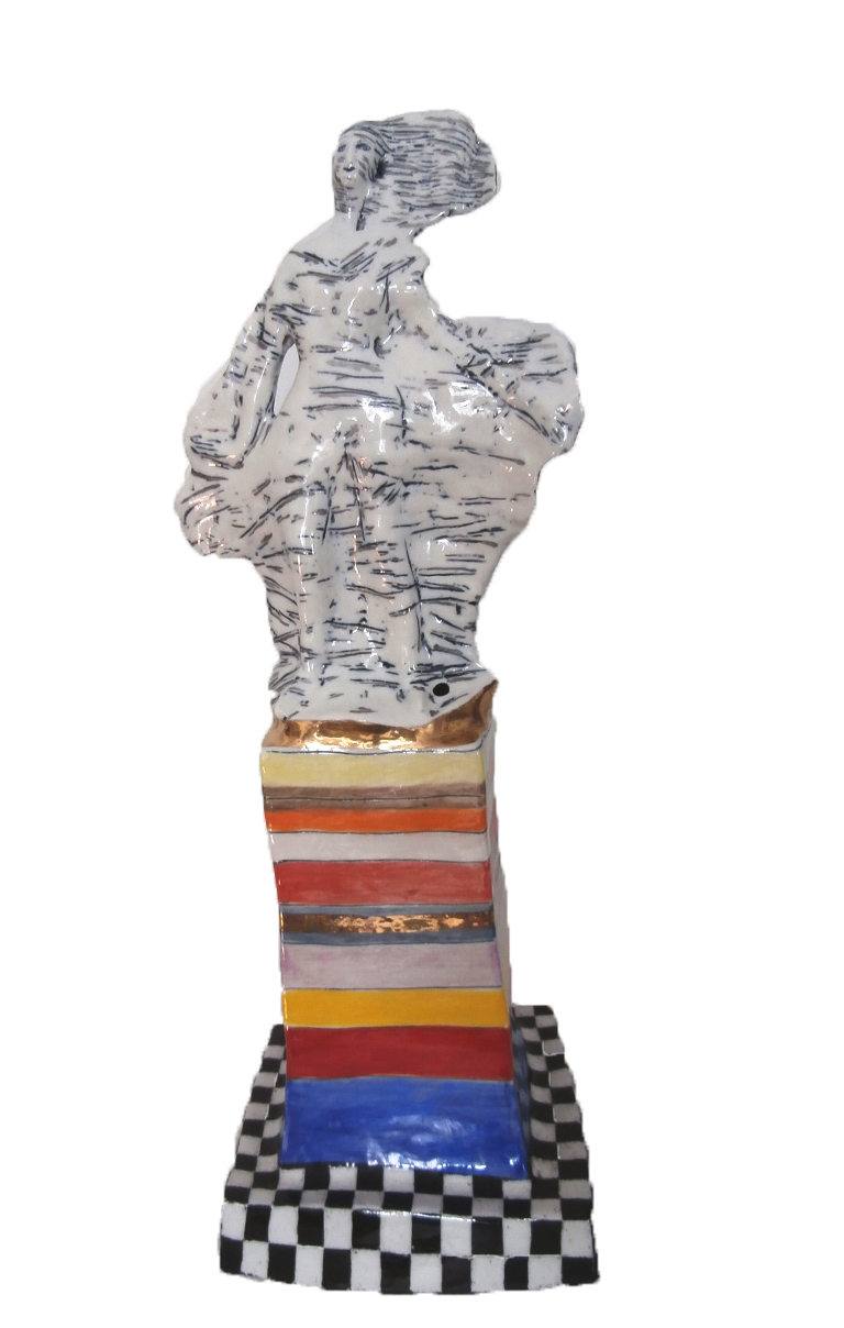 Wind, porcelain sculpture 45 x 18 cm, 2014